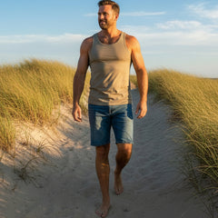 Athletic / Lounge Tank: Light Military