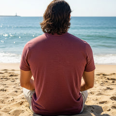 Riley Linen T-Shirt S/S: Sienna