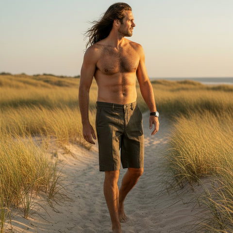 Colorado Linen Short: Khaki