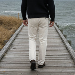 Corduroy Trouser: Milk