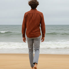 Check Shirt L/S: Paprika