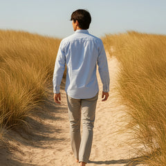 Solid Shirt L/S: Cristal