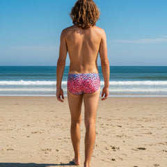 Cabo Swim Trunk: Ombre Leopard