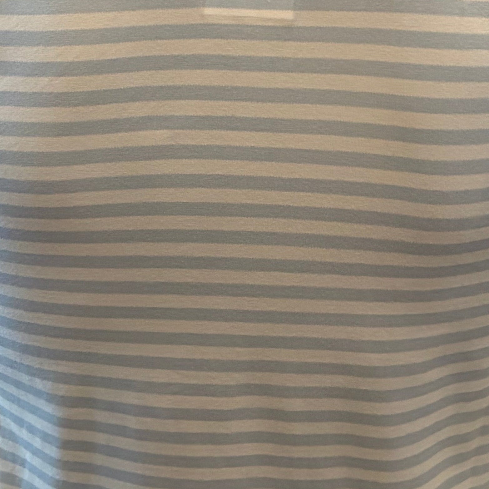Printed Tank: White/ Blue Stripe