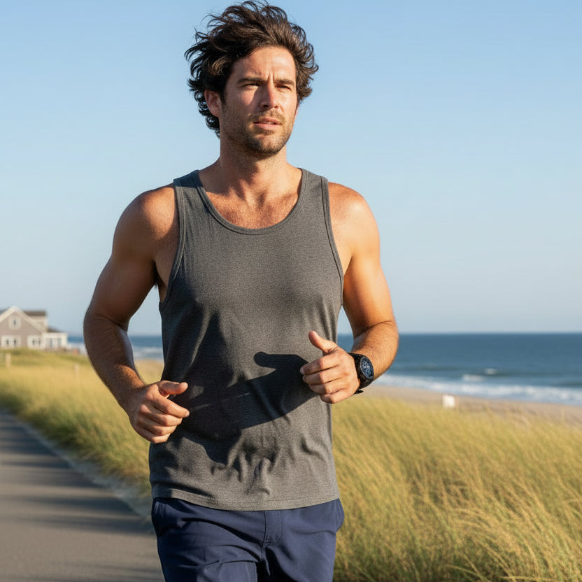 Athletic / Lounge Tank: Charcoal