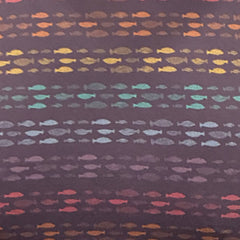 Rainbow Fish Stripes Stretch Tank: Blue