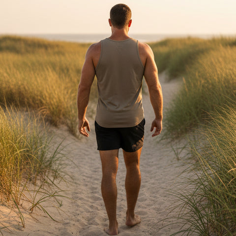 Athletic / Lounge Tank: Light Military