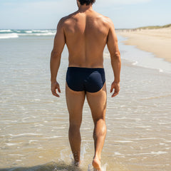 Color-Block Swim Brief: Midnight Blue