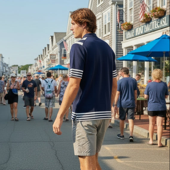 Soho Polo S/S: Maritime Blue