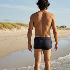 Color-Block Swim Brief: Black