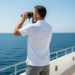 Panam Polo S/S: White