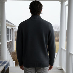 Full Zip Bomber Jacket: Charcoal