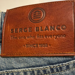 Tapered Denim: Washed Denim