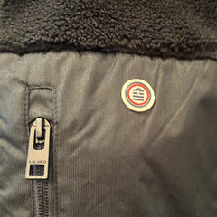 Montreal Sleeveless Fleece Vest: Black