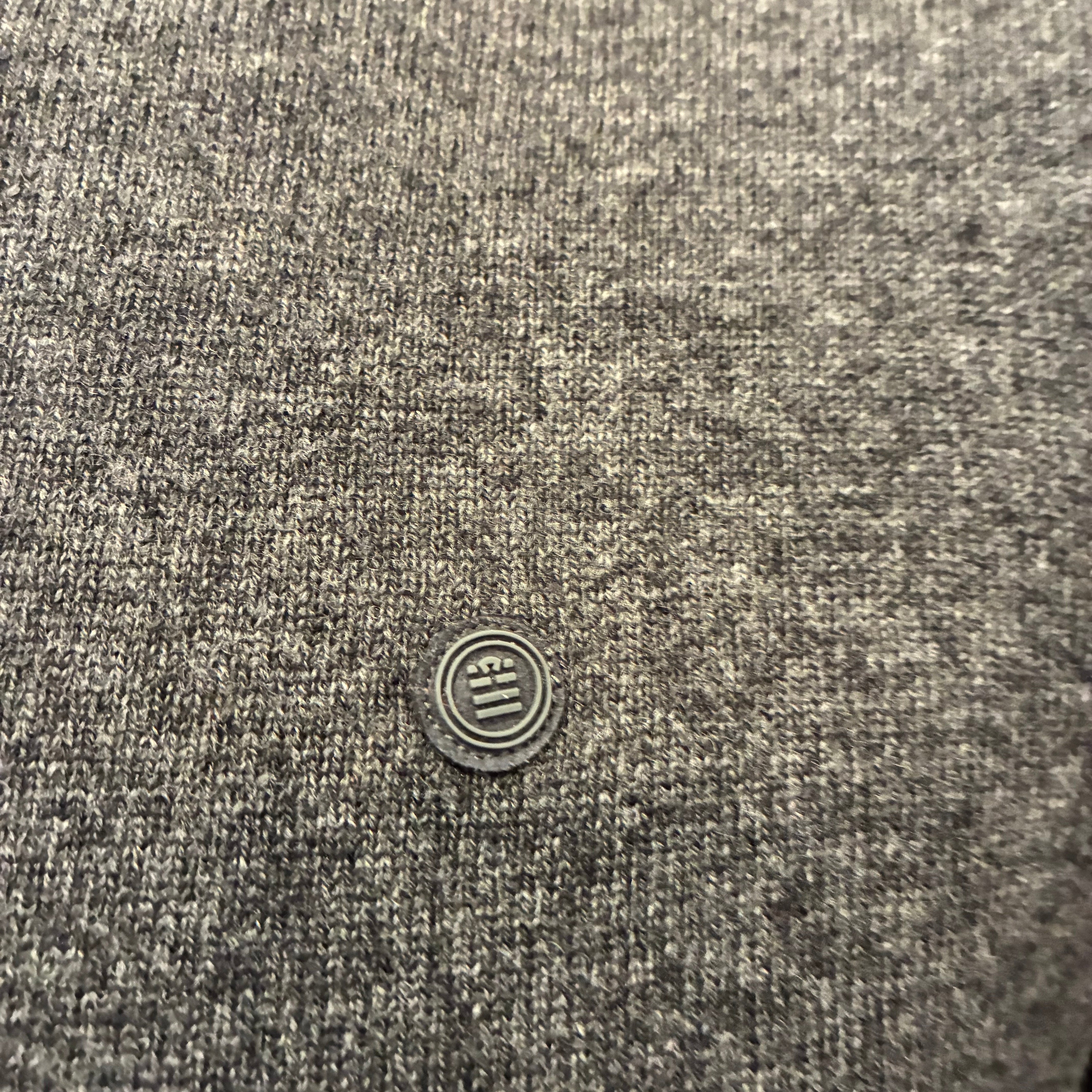 Michal Wool/Cashmere Crew Neck Sweater: Grey