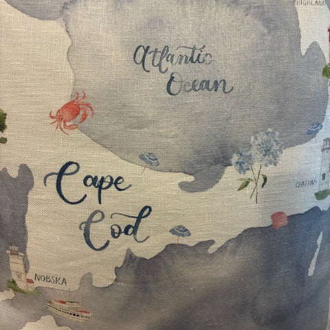 Cape Cod Pillow: Beige Linen
