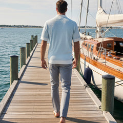Islington Polo S/S: Country Air Blue