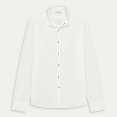 Linen Jonas Shirt L/S: White