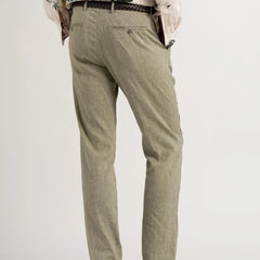 Dylan Linen Pant: Khaki