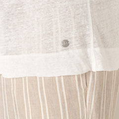 Linen Maupiti Shirt S/S: Ecru