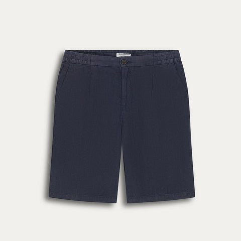 Memphis Linen Short: Navy