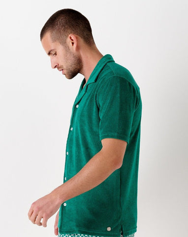 Mika Terry Cloth Shirt S/S: Garden