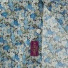 Flower Clusters Poplin Shirt L/S: Pacific Blue