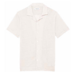 Linen Maupiti Shirt S/S: Ecru