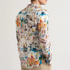 Playa Linen Shirt L/S: White