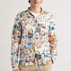 Playa Linen Shirt L/S: White
