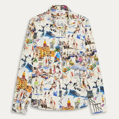Playa Linen Shirt L/S: White