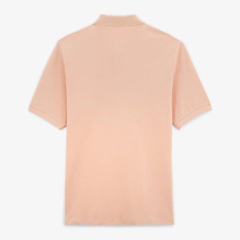 "Pac Man" Embroidered Polo S/S: Rose