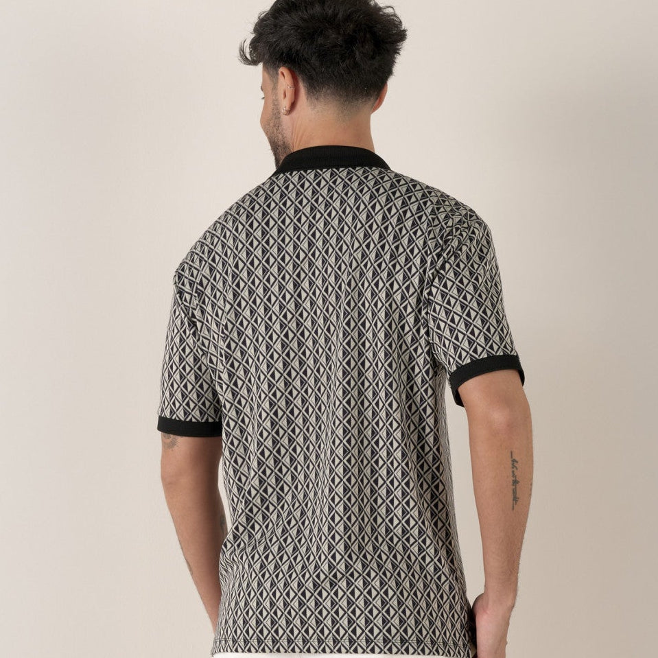 Jacquard Portofino Polo S/S: Navy