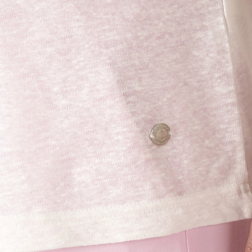 Riley Linen T-Shirt S/S: Ecru