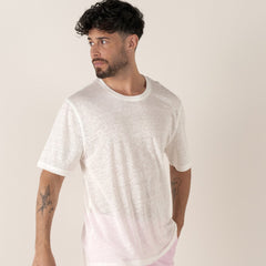 Riley Linen T-Shirt S/S: Ecru