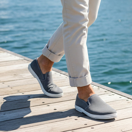 Classic Canvas Loafer: Anthracite