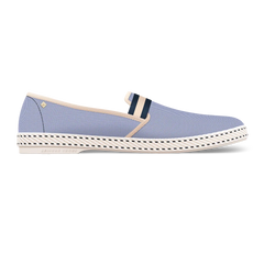 Oxford College Oxford Cotton Loafer: Blue