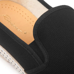 Classic Canvas Loafer: Black