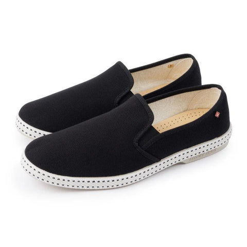 Classic Canvas Loafer: Black
