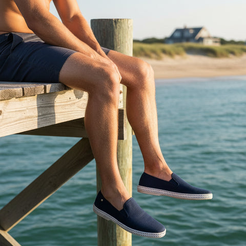 Classic Canvas Loafer: Navy