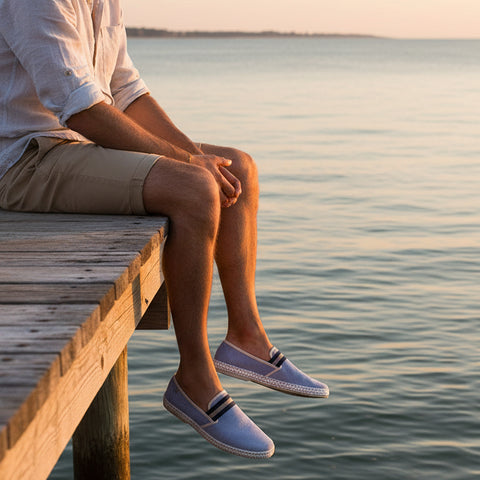 College Oxford Loafer: Bluish