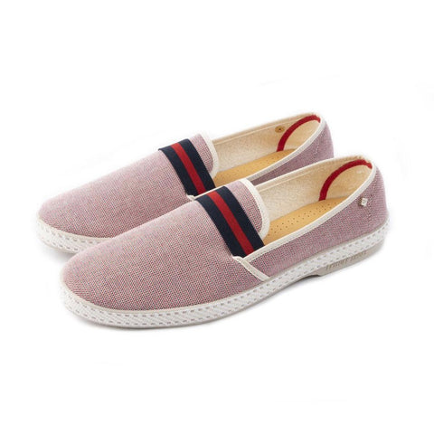 College Oxford Cotton Loafer: Red