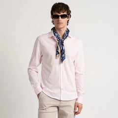 Stuart Jersey Shirt L/S: Pink