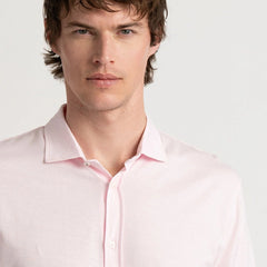 Stuart Jersey Shirt L/S: Pink