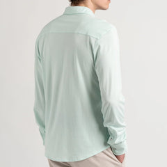 Stuart Jersey Shirt L/S: Aqua