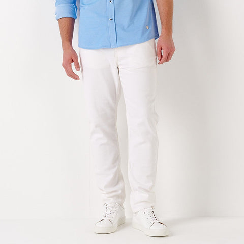 Denim Suly Pant: White