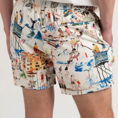 Saint Tropez Summer Swim: Ecru