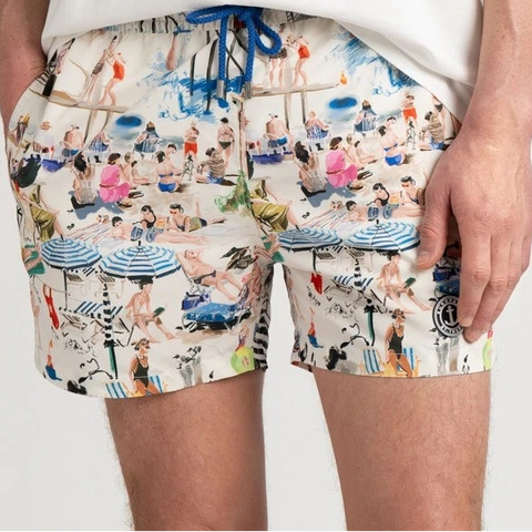 Saint Tropez Summer Swim: Ecru