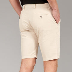 Texas Slim Bermuda Short: Beige