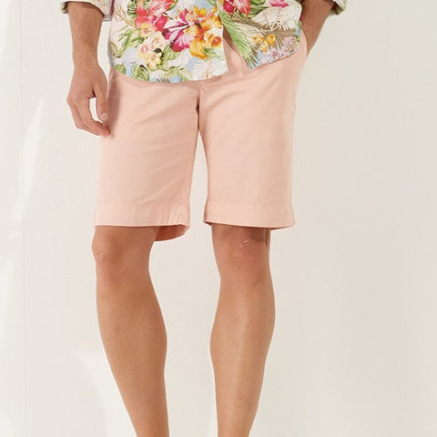 Texas Slim Bermuda Short: Rose Pink